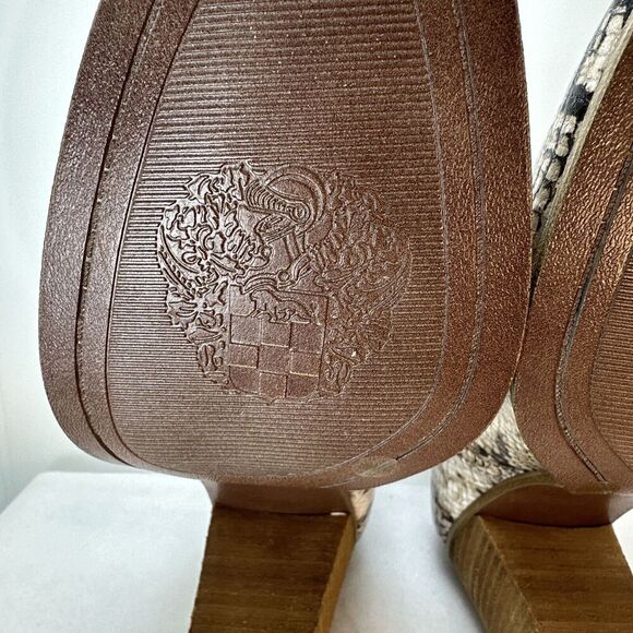 Vince Camuto Famhida Ankle Boots Bootie Womens Sz 10M/42 Faux Snakeskin Leather - Picture 8 of 12